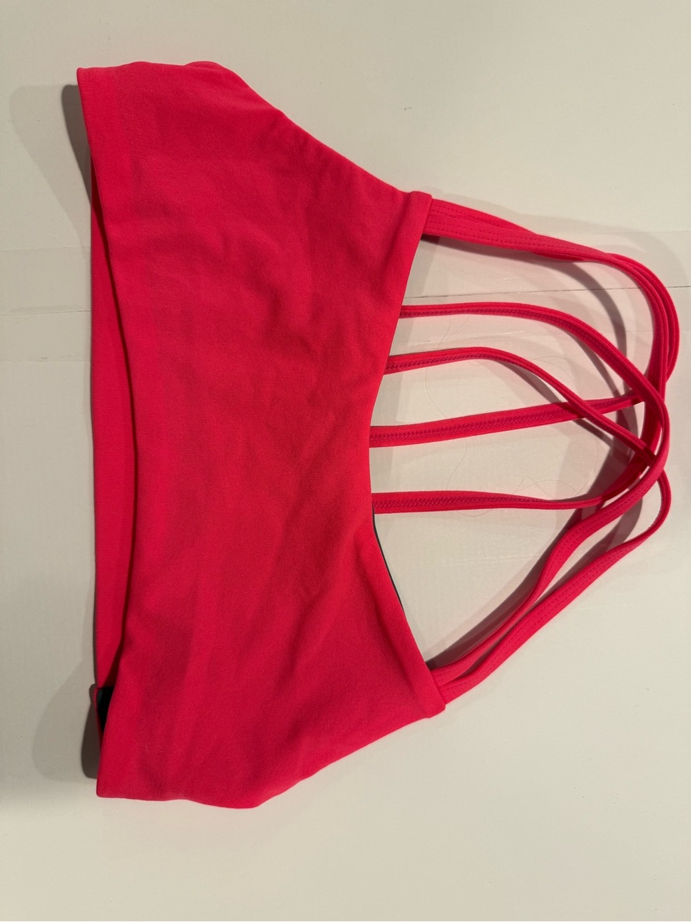Jolyn Bright Pink Strappy Bikini Top